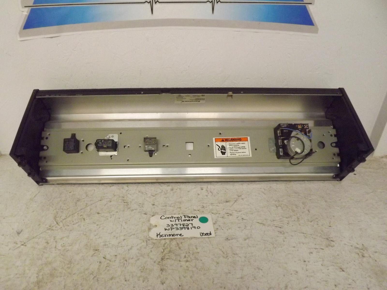 Kenmore Dryer 3397827 WP3398190 Control Panel Used Kenmore Dryer 3397827 WP3398190 Control Panel Used